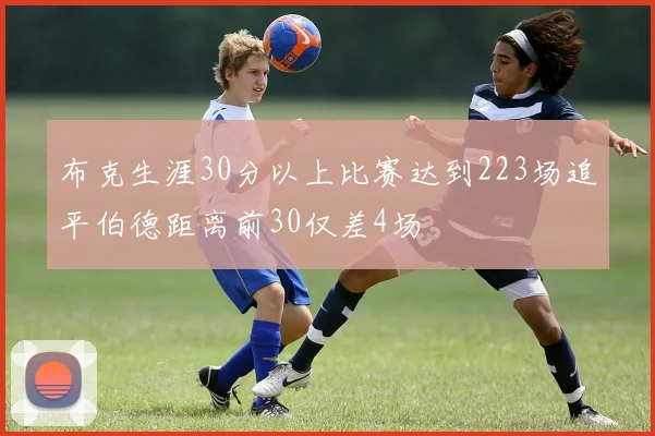 布克生涯30分以上比赛达到223场追平伯德距离前30仅差4场